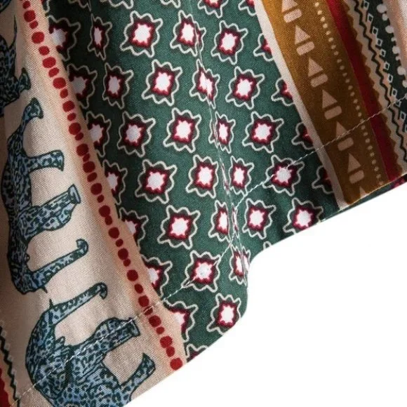 Casual Men's African Print Shirt - Picture 6 of 6